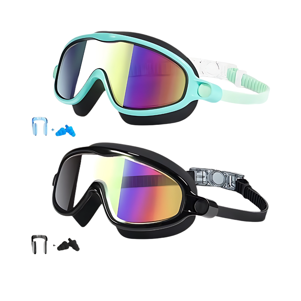 Pack Of 2 Kids Anti Fog Swim Goggles