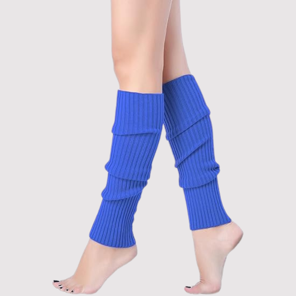  Women Juniors Neon Ribbed Leg Warmers