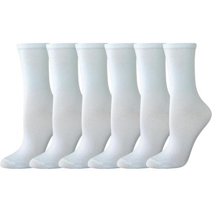 Pack Of 6 Women Crew Socks
