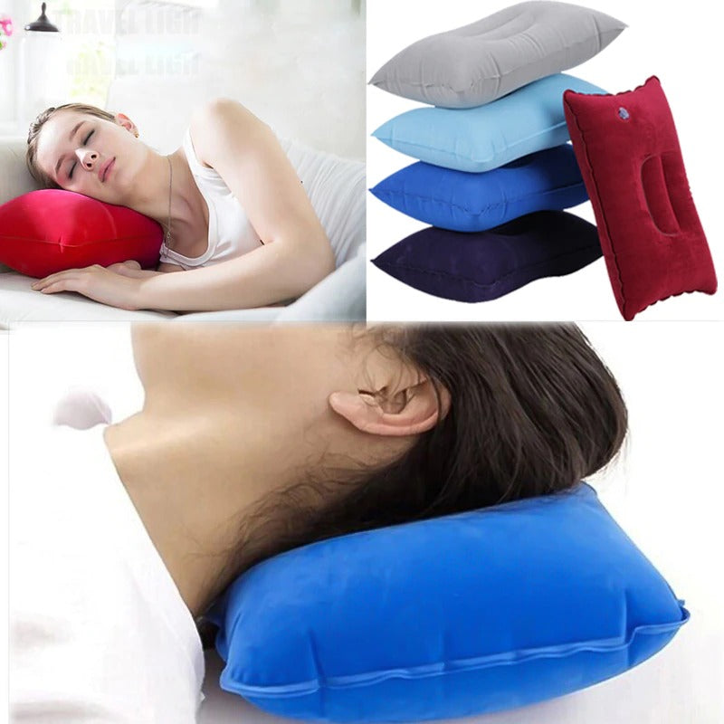 Inflatable Travel Neck Pillow-USA Camp Zone