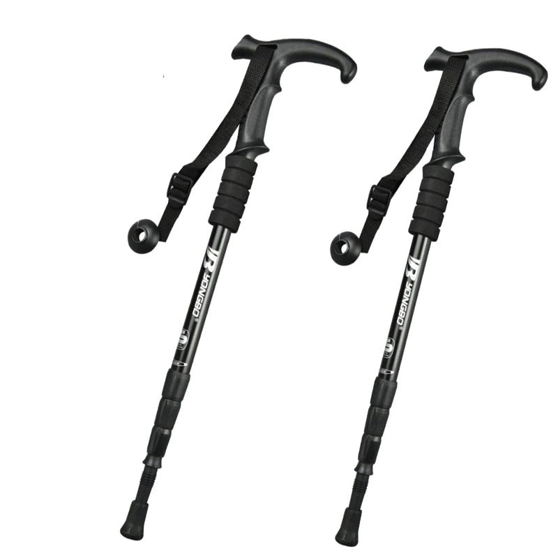 Anti-Shock Ultra Light Adjustable Trekking Poles-USA Camp Zone