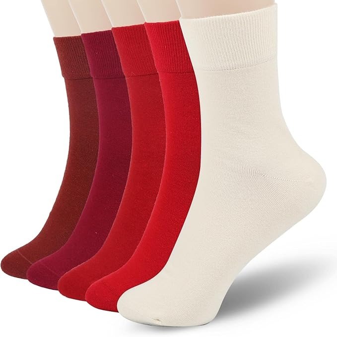 5 Of Pairs Thin Soft Cozy Socks