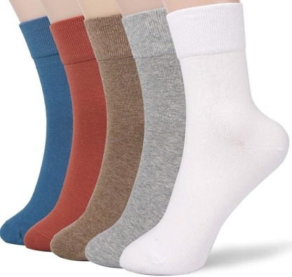 5 Of Pairs Thin Soft Cozy Socks