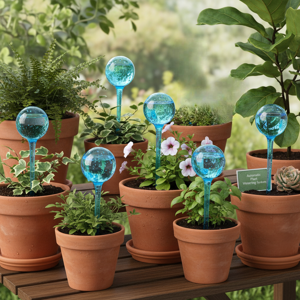 Pvc Plant Watering Globes Automatic System For Indoor And Outdoor