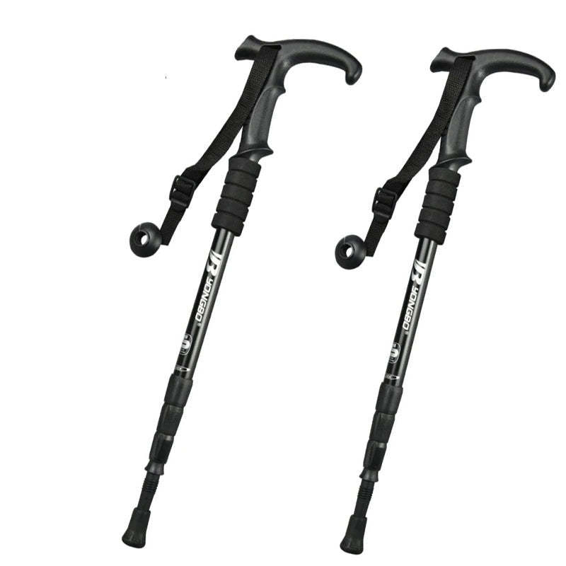 Anti-Shock Ultra Light Adjustable Trekking Poles-USA Camp Zone