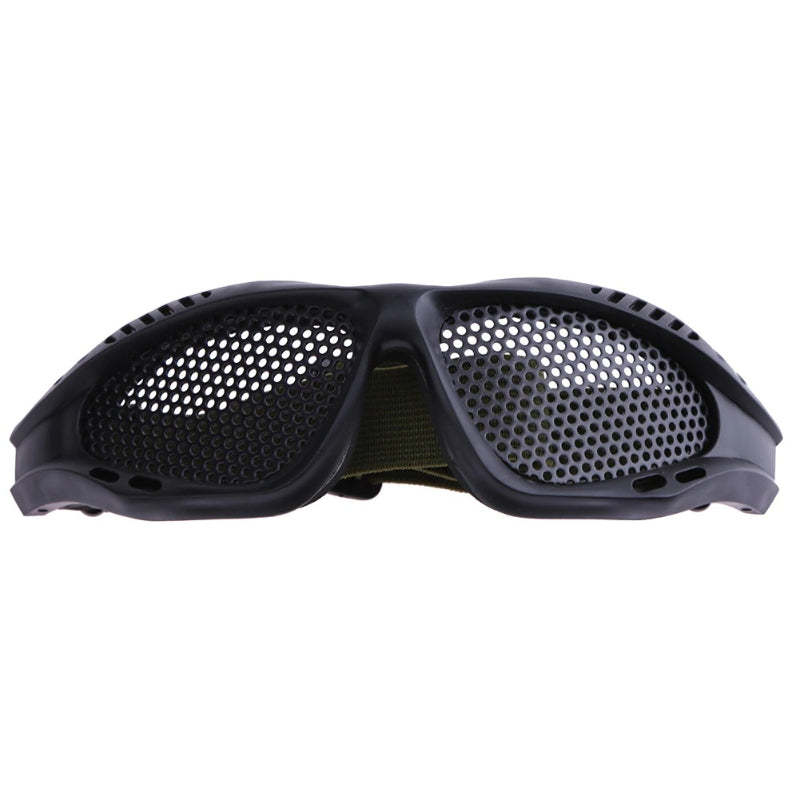 Tactical Eyes Protection Metal Mesh Glasses Goggle For Outdoor-USA Camp Zone