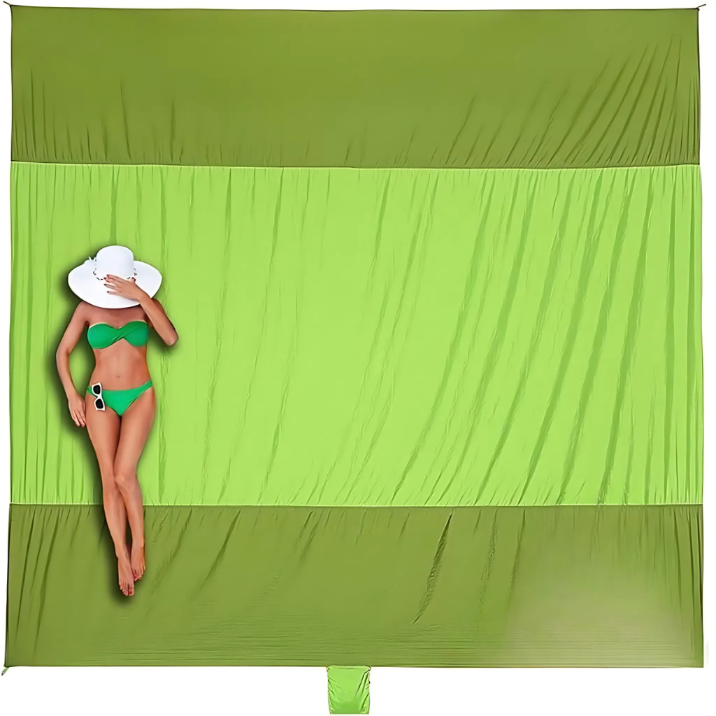 Beach Blanket Waterproof Compact Sand Free Mat