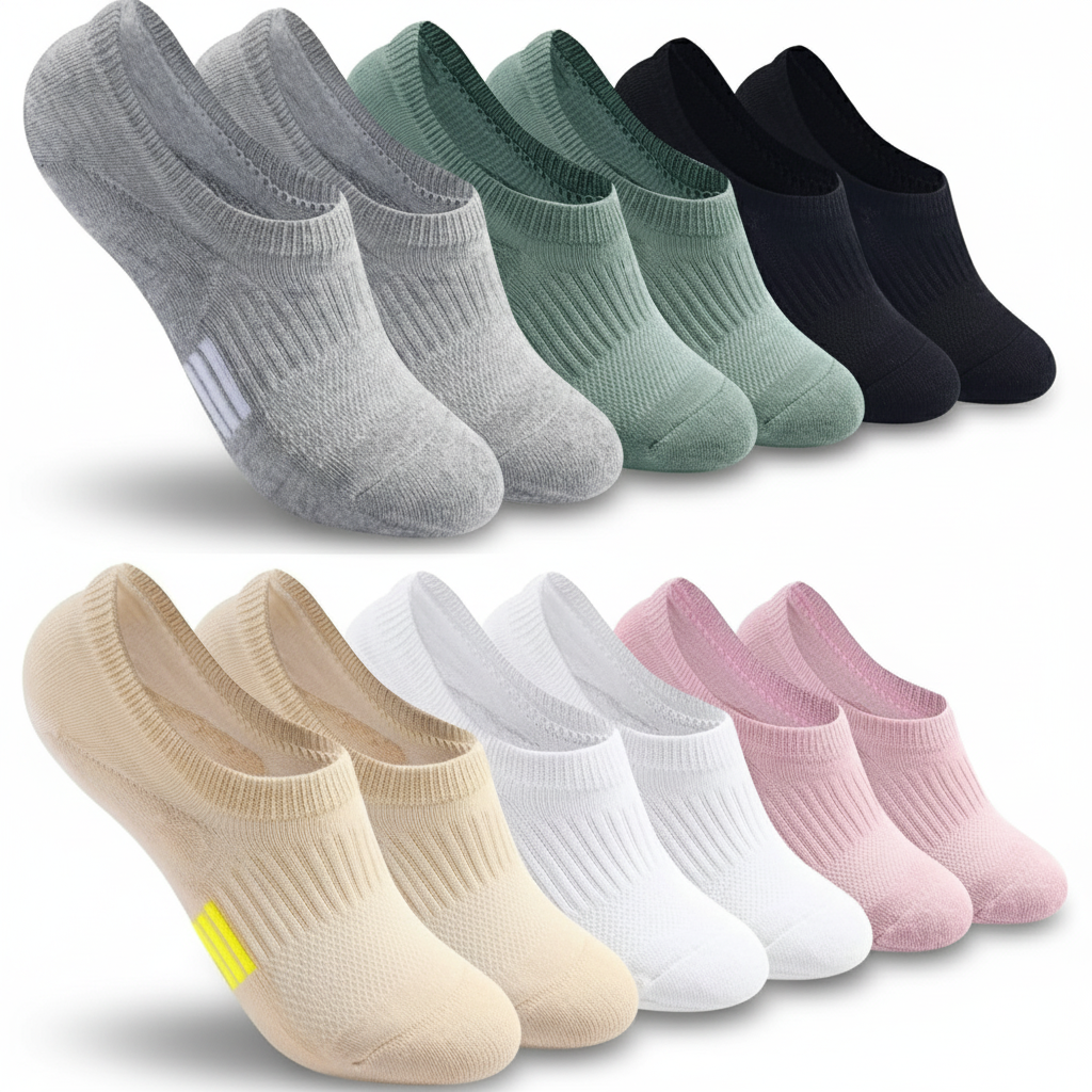 Women Cushioned Low Cut Athletic Running Socks