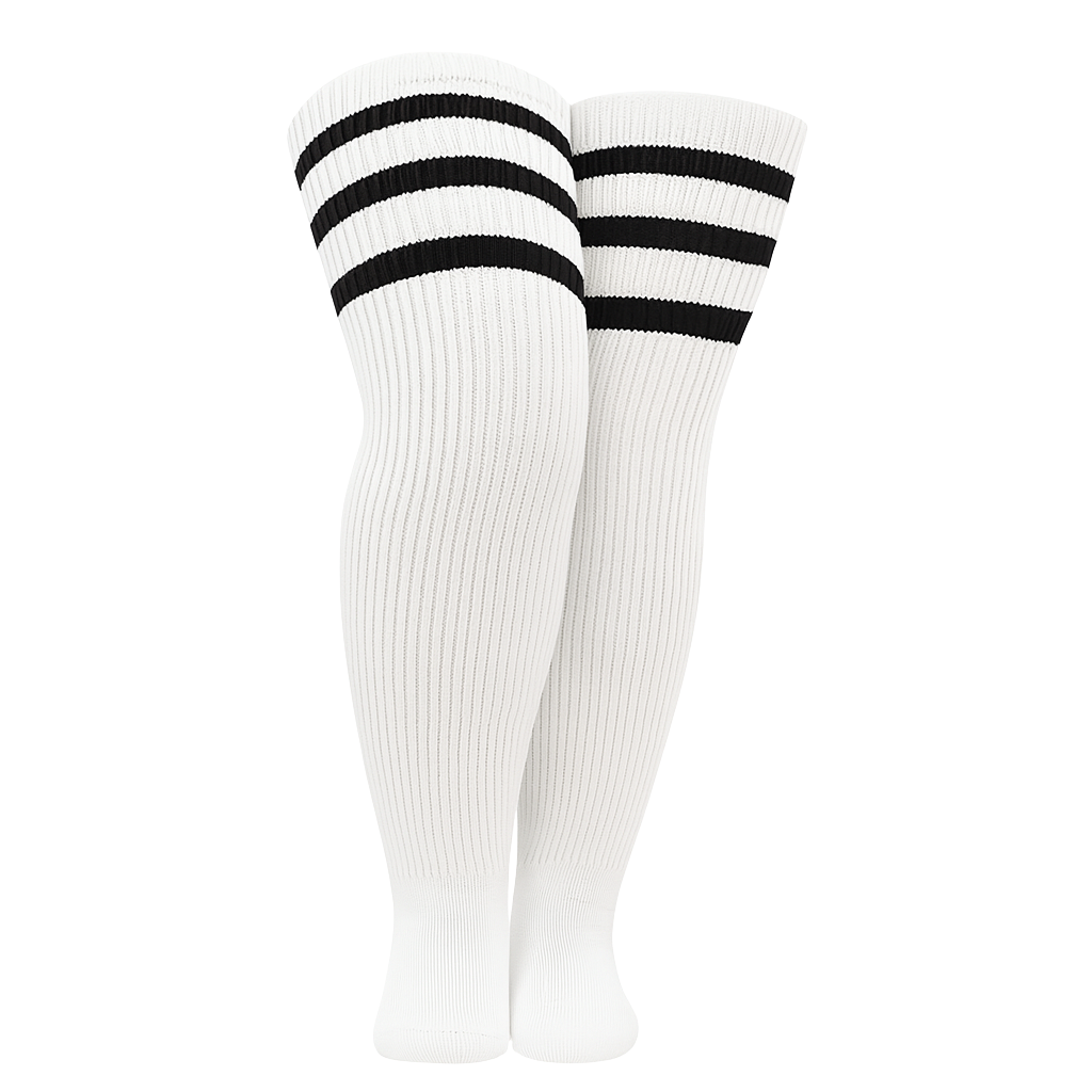 Plus Size Striped High Socks For Women