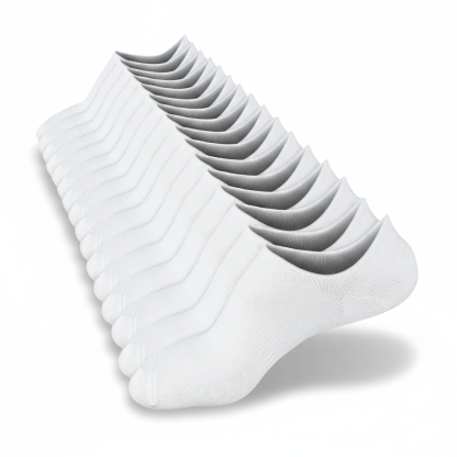 8 Pairs Low Socks Non Slip Flat Boat Line Socks