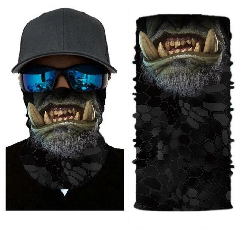 Sports Seamless Bandanas Neck Gaiter Buffs Face Mask-USA Camp Zone