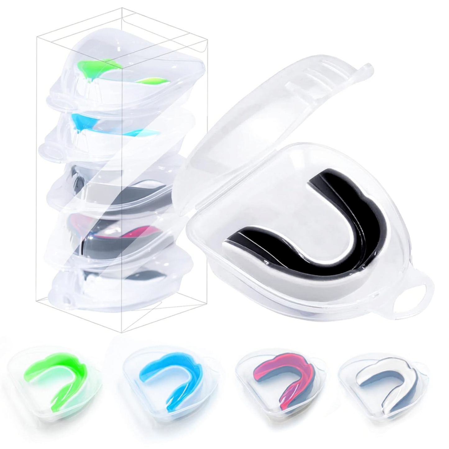 Pack of 5 Kids Youth Sports Mouth Guard