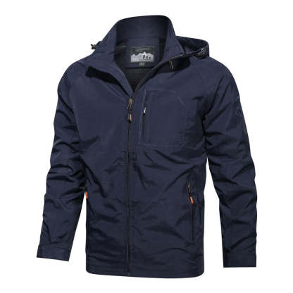 Men Waterproof Camping Military Jacket-USA Camp Zone