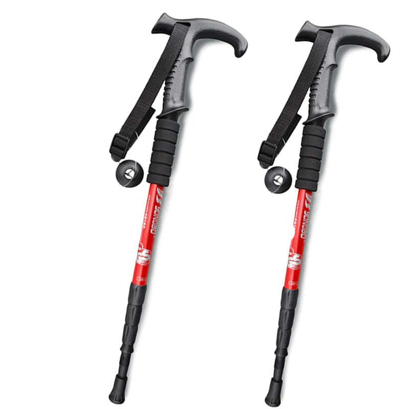 Anti-Shock Ultra Light Adjustable Trekking Poles-USA Camp Zone