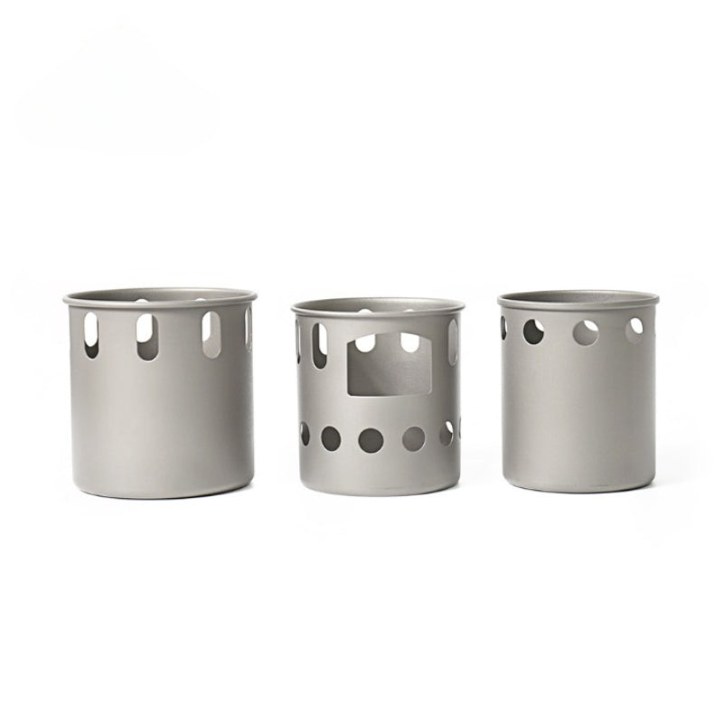 Pure Titanium Outdoor Camping Wood Stove-USA Camp Zone