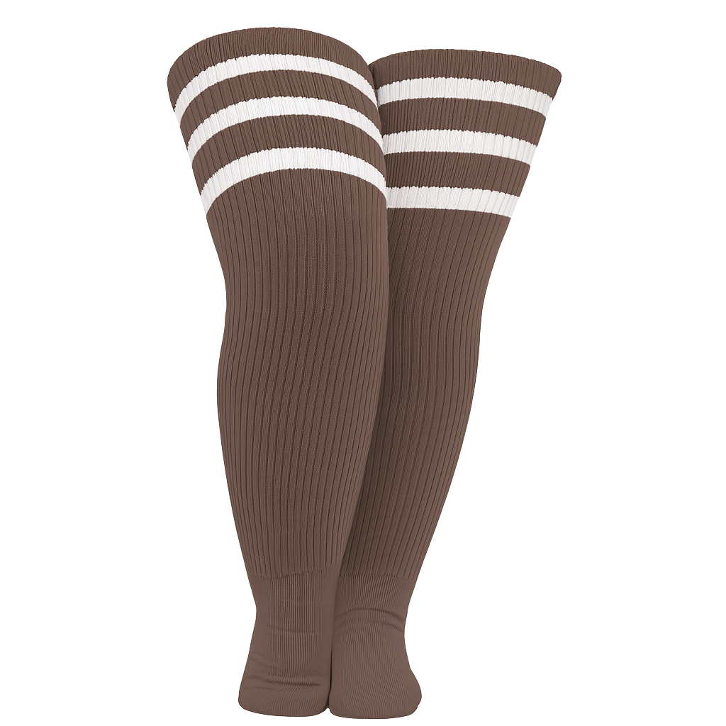 Plus Size Striped High Socks For Women