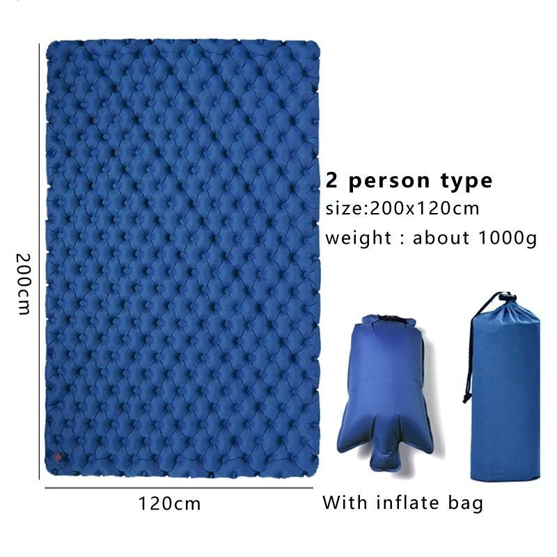 Nylon TPU Sleeping Pad Lightweight Moisture Proof Air Mattress-USA Camp Zone