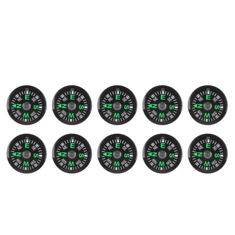 2Pcs Zipper Tail Rope Pocket Compasses-USA Camp Zone