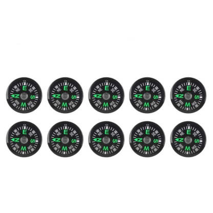 2Pcs Zipper Tail Rope Pocket Compasses-USA Camp Zone