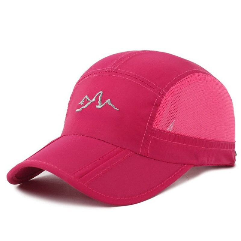 Unisex Ultra-Thin Breathable Folding Baseball Cap-USA Camp Zone