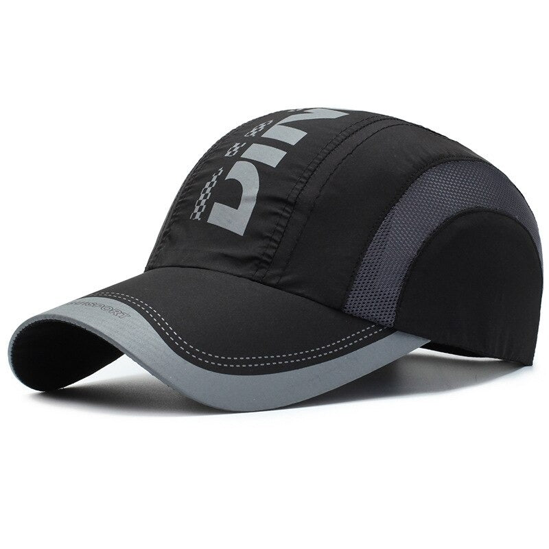 Quick Drying Thin Breathable Baseball Cap With Net-USA Camp Zone