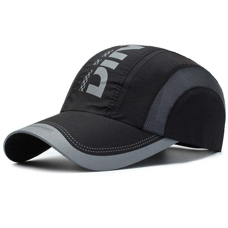 Quick Drying Thin Breathable Baseball Cap With Net-USA Camp Zone