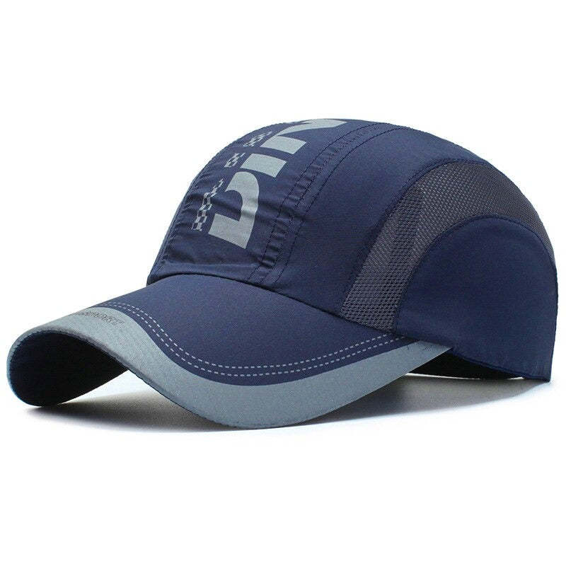 Quick Drying Thin Breathable Baseball Cap With Net-USA Camp Zone