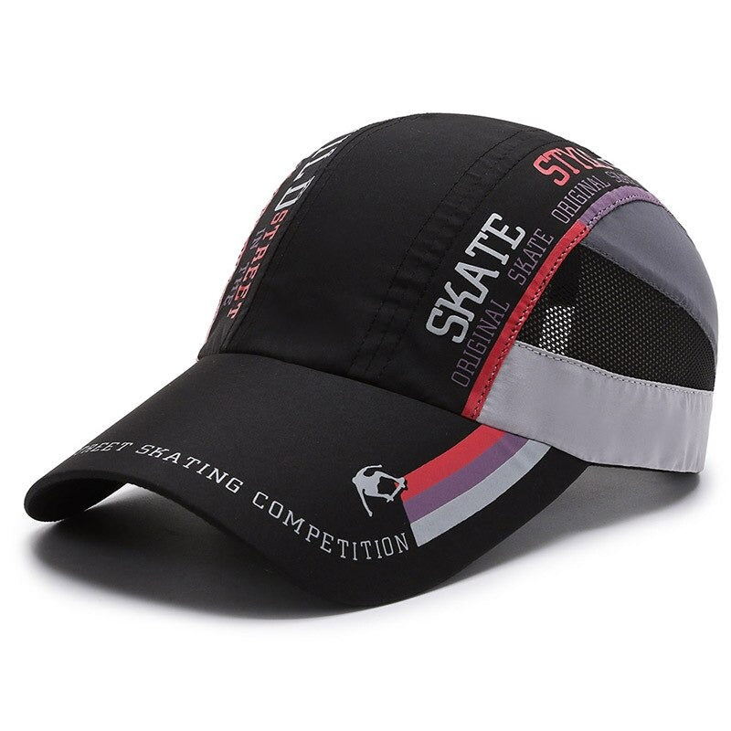 Quick Drying Thin Breathable Baseball Cap-USA Camp Zone