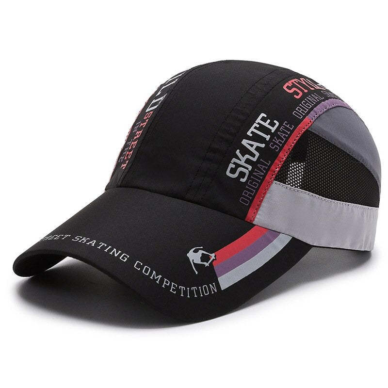 Quick Drying Thin Breathable Baseball Cap-USA Camp Zone