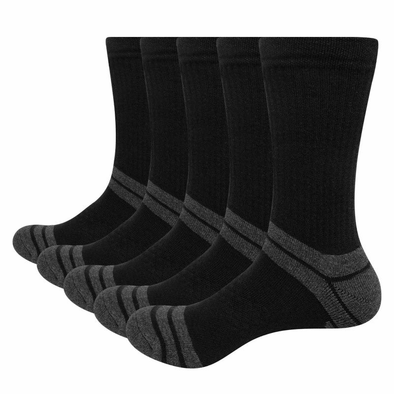 Cushion Cotton Crew Athletic Sport Hiking Socks-USA Camp Zone