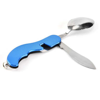 4 In 1 Folding Spoon Outdoor Tableware Set-USA Camp Zone
