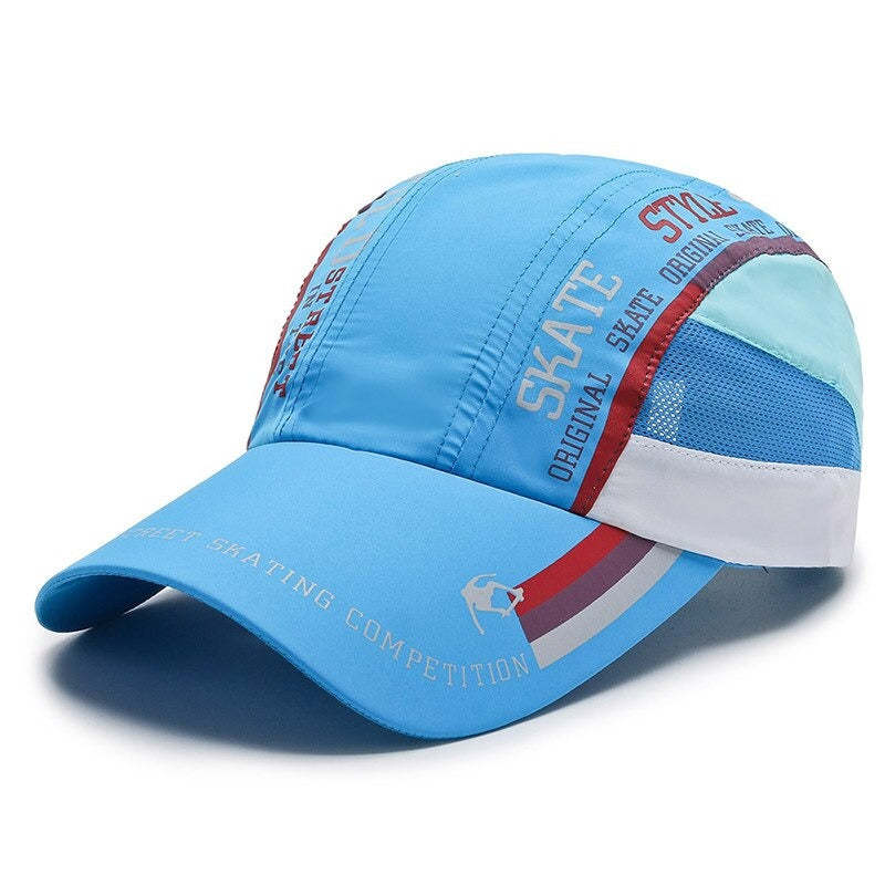 Quick Drying Thin Breathable Baseball Cap-USA Camp Zone