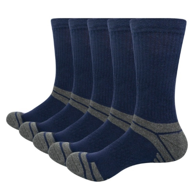 Cushion Cotton Crew Athletic Sport Hiking Socks-USA Camp Zone