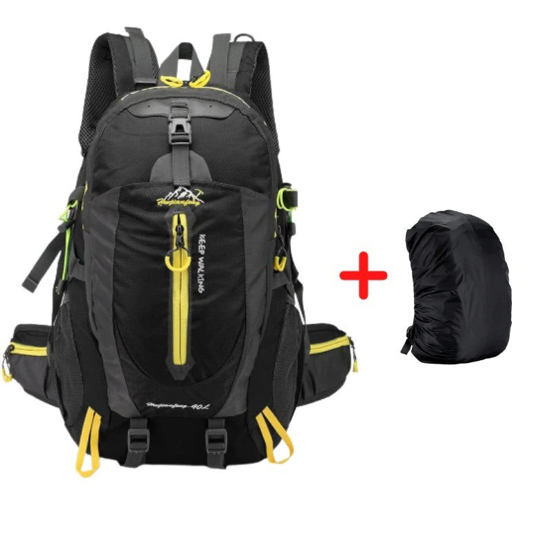 Travel Waterproof Climbing Backpack With Rain-Cover-USA Camp Zone