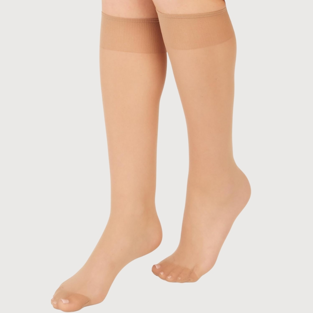 Classic Everyday Stockings With Reinforced Toe