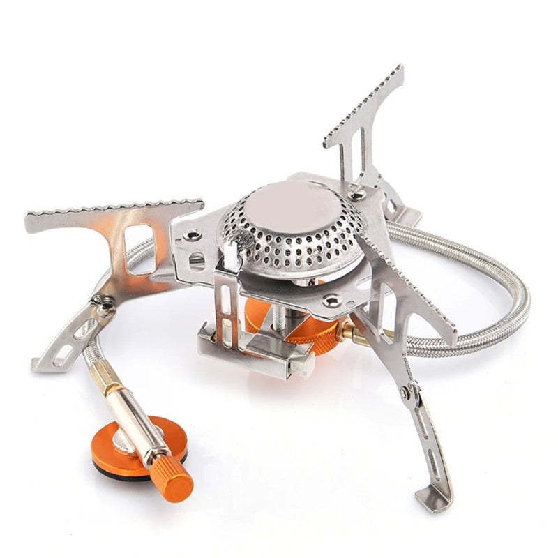 Outdoor Camping Strong Fire Gas Stove-USA Camp Zone