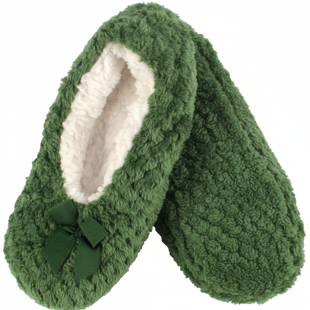 Warm Cozy Non Slip Soft Sleeper Slippers Socks