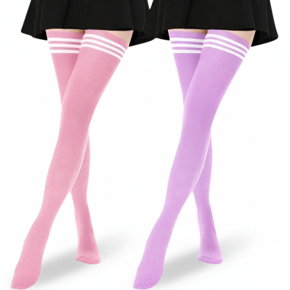 Extra Long High 2 Pairs Of Socks