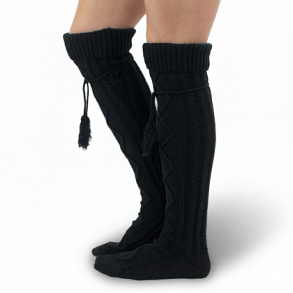 Button Boot Socks With Lace Trim Boutique Socks