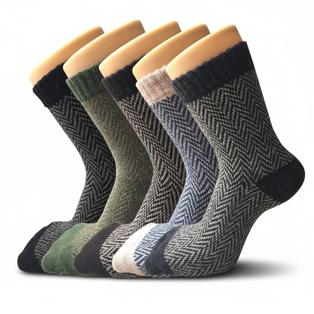 Winter Warm Soft Crew Wool Socks for Men and Women