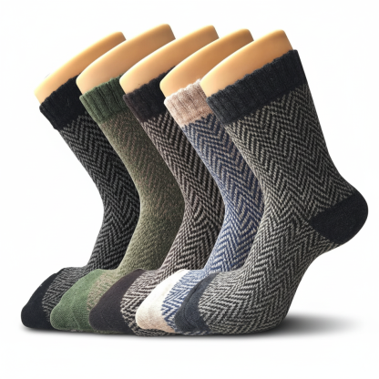 Winter Warm Soft Crew Wool Socks for Men and Women