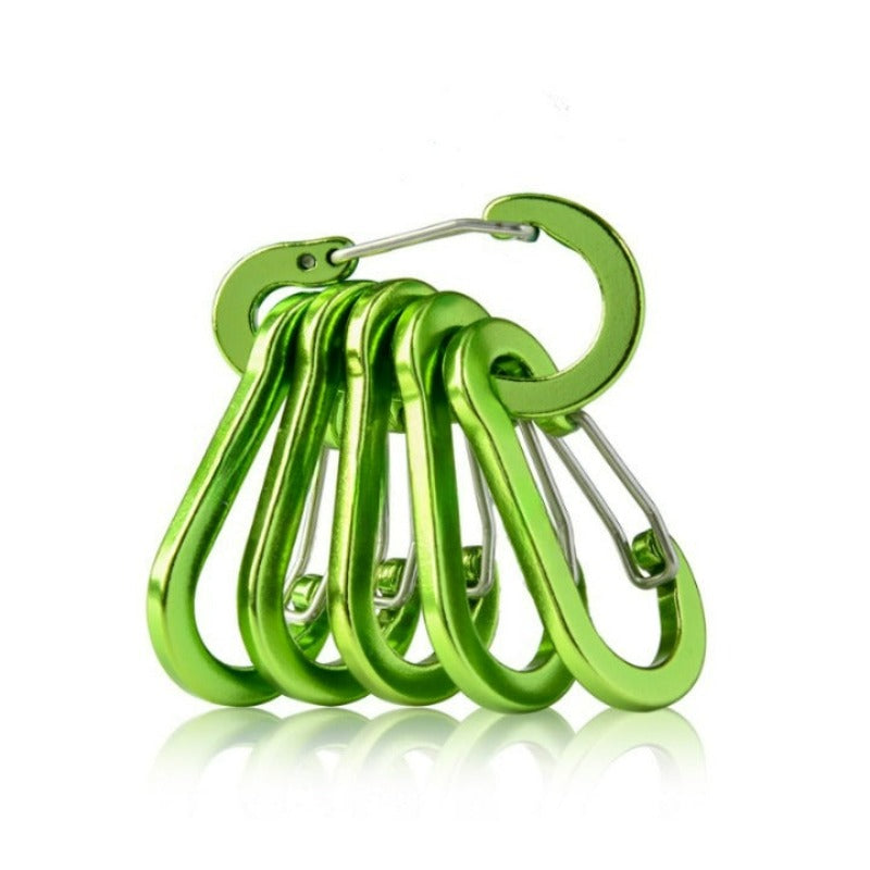 Small Steel Carabiner Clips For Camping And Fishing-USA Camp Zone