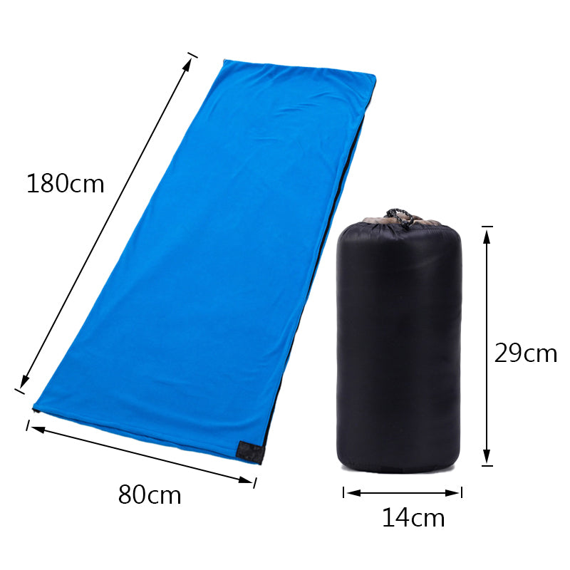 Portable Ultra-Light Polar Fleece Sleeping Bag-USA Camp Zone