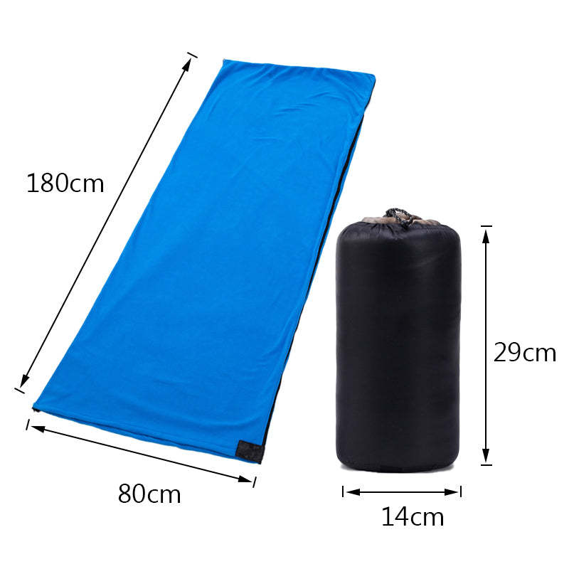 Portable Ultra-Light Polar Fleece Sleeping Bag-USA Camp Zone