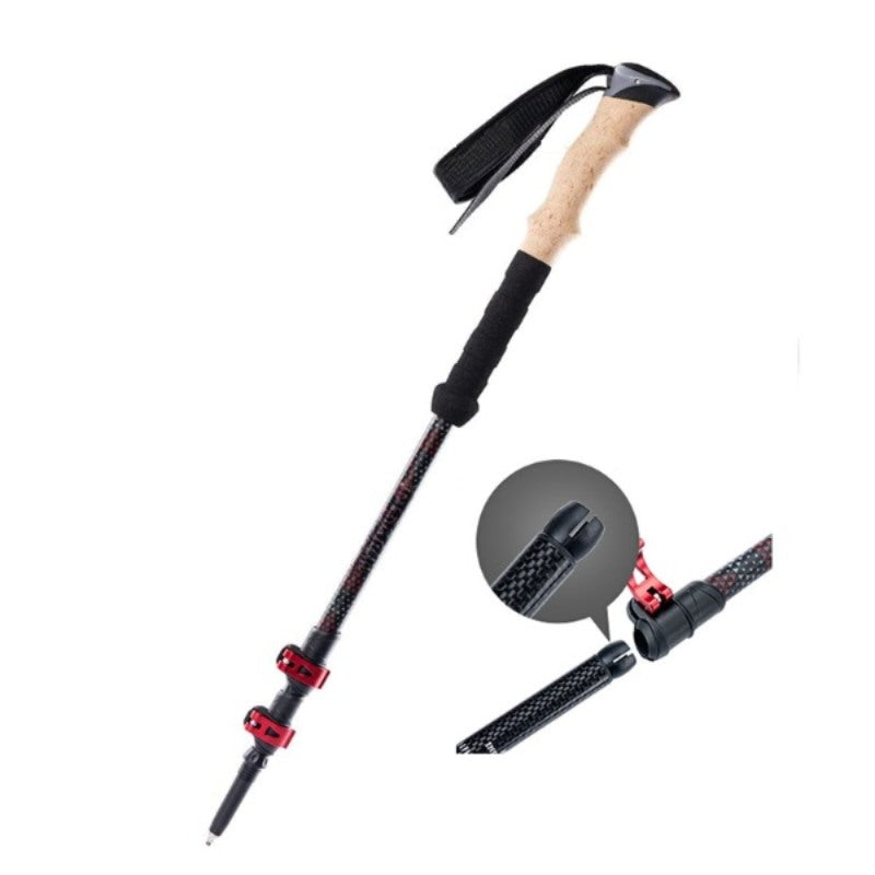 Lightweight Carbon Fiber Collapsible Telescopic Sticks-USA Camp Zone