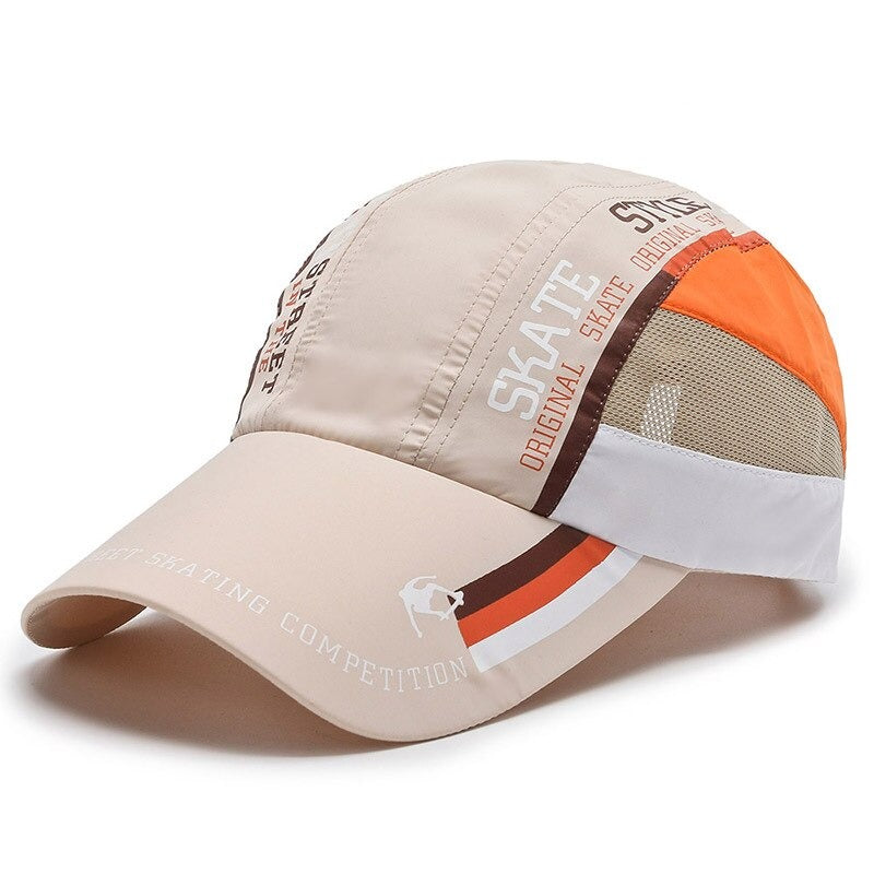 Quick Drying Thin Breathable Baseball Cap-USA Camp Zone