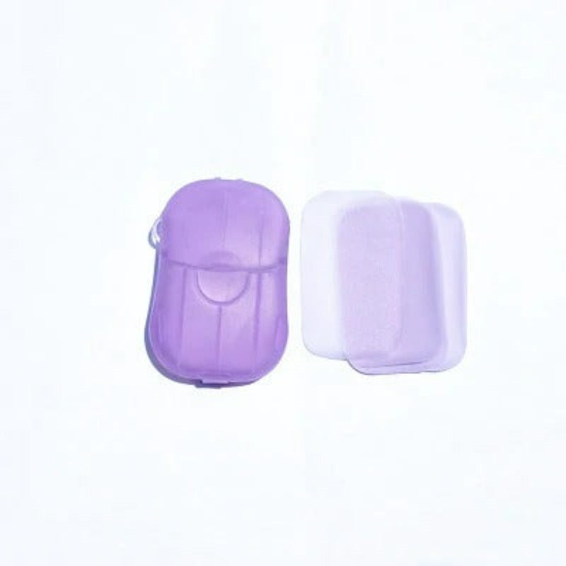 20 Pcs Portable Disposable Soap Paper Flakes-USA Camp Zone