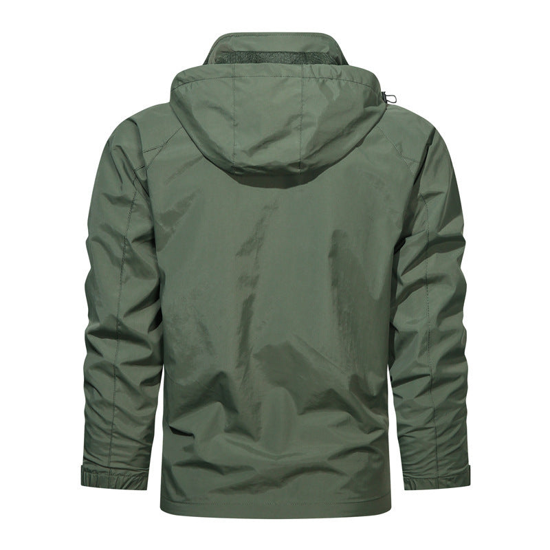 Men Waterproof Camping Military Jacket-USA Camp Zone