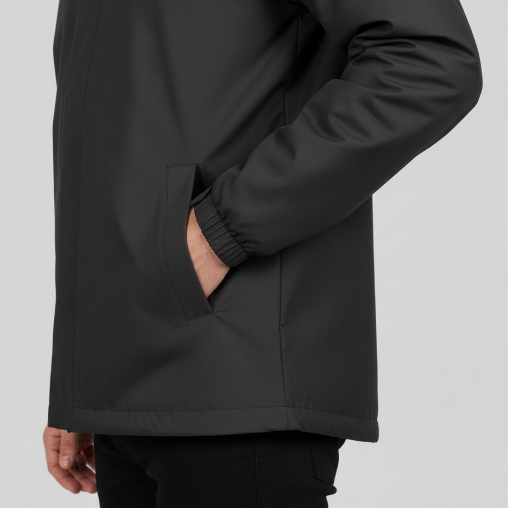 Mens Waterproof Lightweight Packable Rain Jacket Pullover