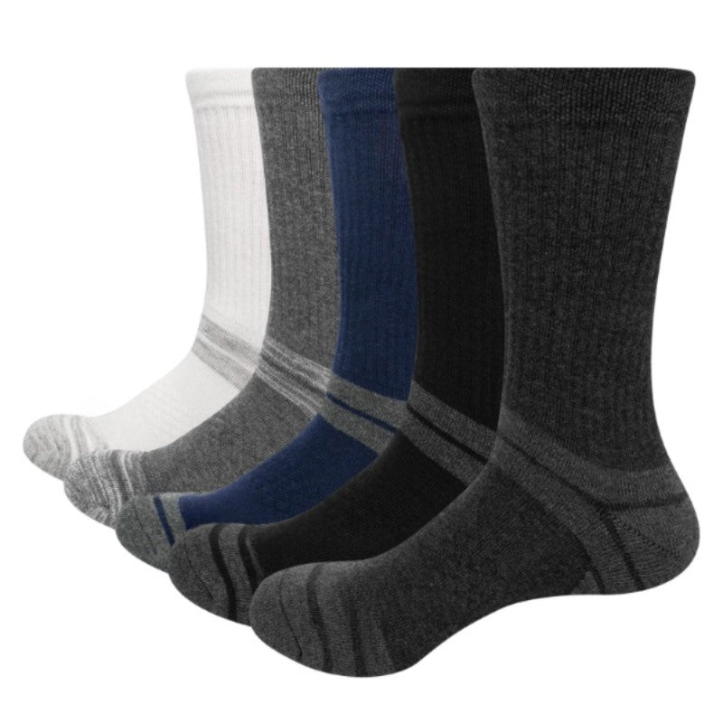 Cushion Cotton Crew Athletic Sport Hiking Socks-USA Camp Zone